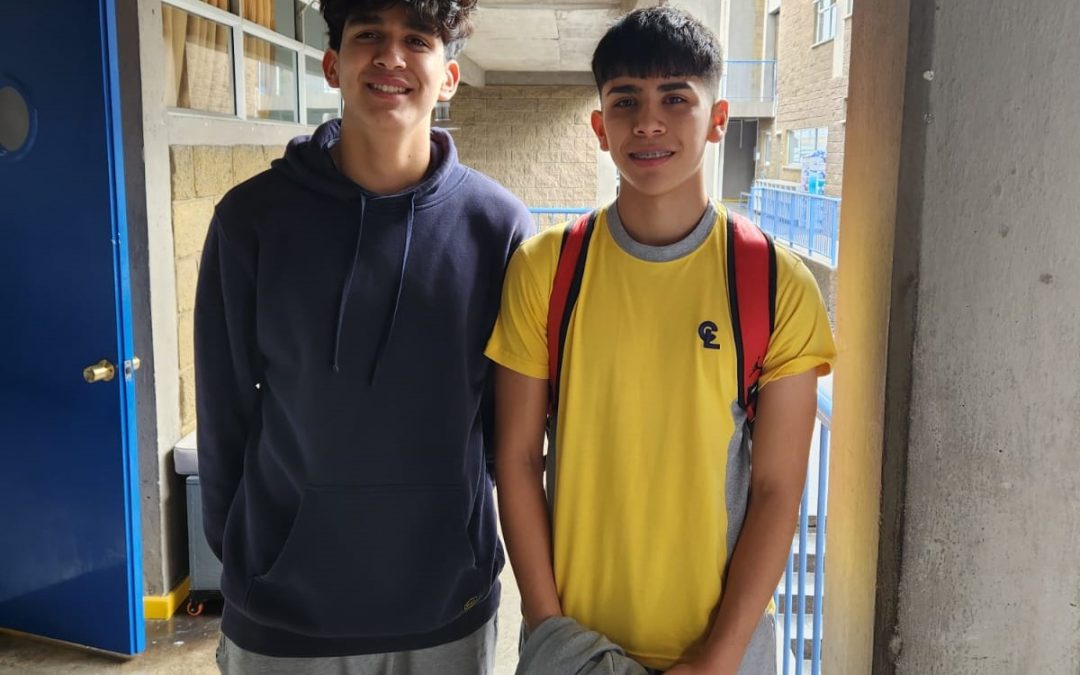 Renato Silva y Gabriel Figueroa en la selección de basketball de Iquique