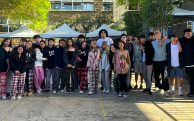 IV Medio celebra sus últimos días de clases con una divertida pijamada y un almuerzo especial